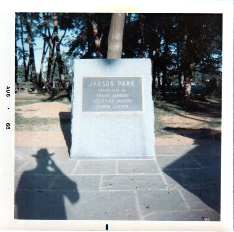 Janson Park Monument, 1968